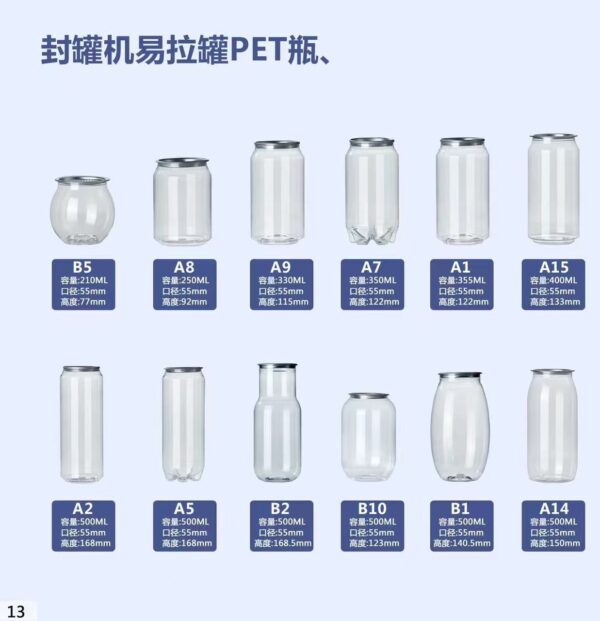 PET bottles CAN